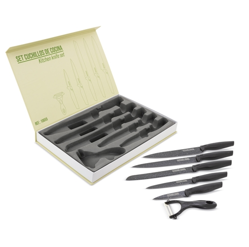 JUEGO DE CUCHILLOS 6 PCS 