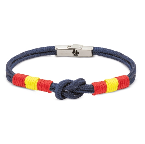 PULSERA BANDERA ESPAÑA AJUSTABLE 