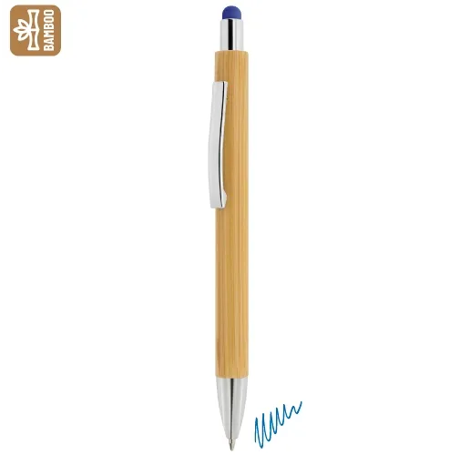 BOLIGRAFO BAMBU CON TOUCH BORNEO