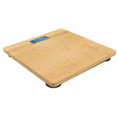 BASCULA DE BAÑO CON TEMPERATURA DE BAMBU SEUL