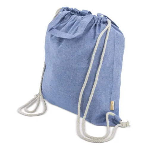 BOLSA MOCHILA DE ALGODÓN RECICLADO AGRA