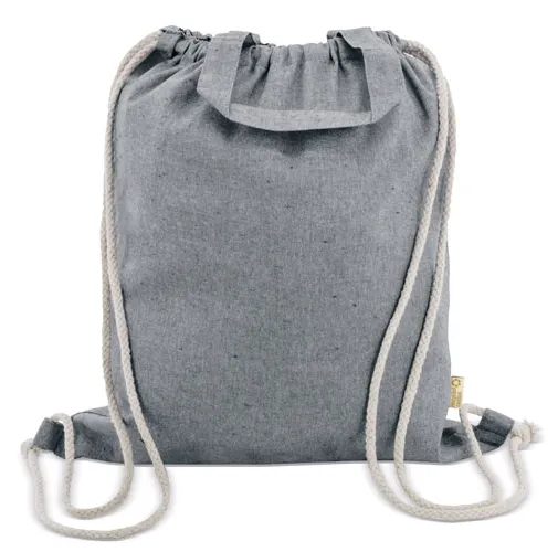 BOLSA MOCHILA DE ALGODÓN RECICLADO AGRA