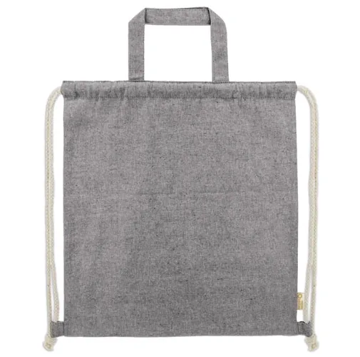 BOLSA MOCHILA DE ALGODÓN RECICLADO AGRA