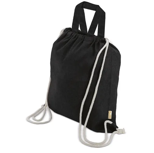 BOLSA MOCHILA DE ALGODÓN RECICLADO AGRA