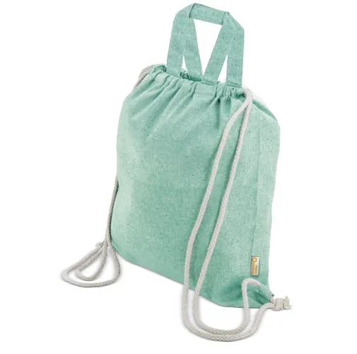 BOLSA MOCHILA DE ALGODÓN RECICLADO AGRA