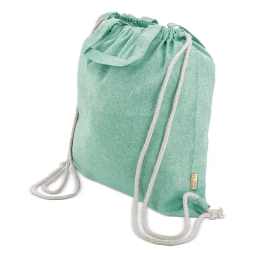BOLSA MOCHILA DE ALGODÓN RECICLADO AGRA