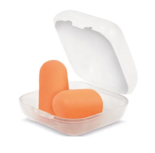 TAPONES PARA OIDOS EN CAJA DE PLASTICO 
