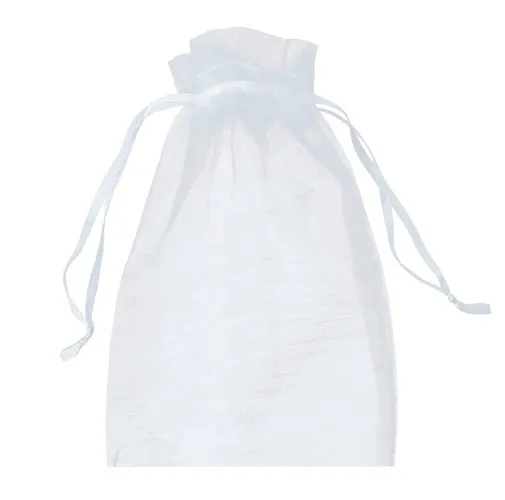 blanco BOLSA REGALO ORGANZA 15*10 CM