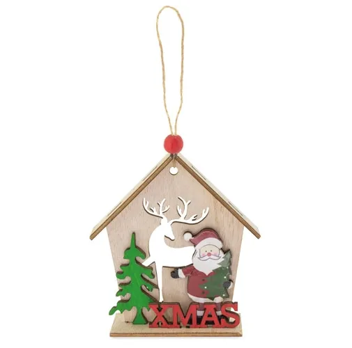 ADORNO NAVIDEÑO DE MADERA LAPONIA