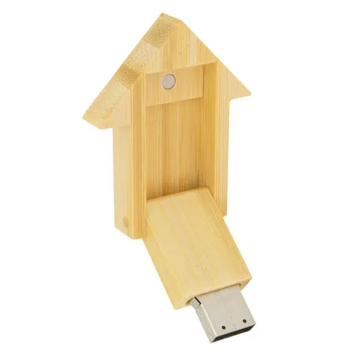 USB CASA DE BAMBÚ 32GB RESIDENT