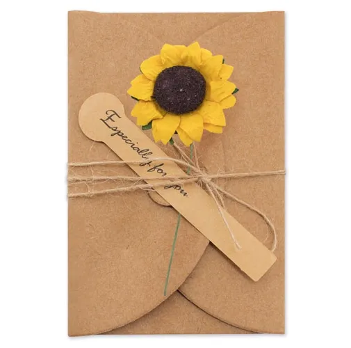TARJETAS VINTAGE FLORES SECAS (PACK DE 10)