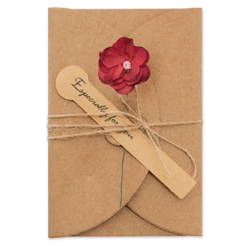TARJETAS VINTAGE FLORES SECAS (PACK DE 10)