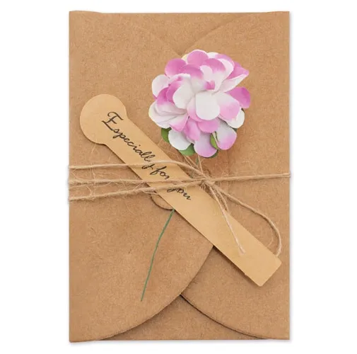 TARJETAS VINTAGE FLORES SECAS (PACK DE 10)