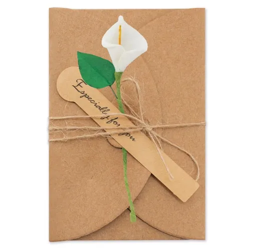 TARJETAS VINTAGE FLORES SECAS (PACK DE 10)