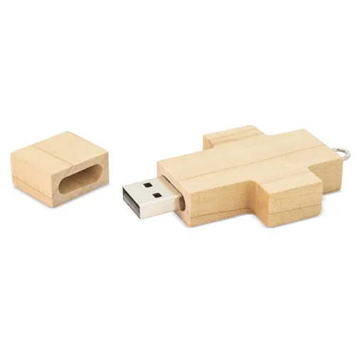 USB CRUZ DE BAMBÚ 32GB HOLY