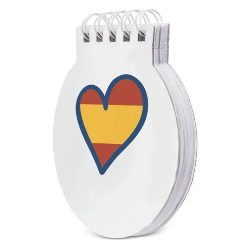 LIBRETA CORAZÓN ESPAÑA