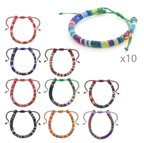 SET 10 PULSERAS FRIENDSHIP