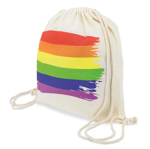 s/c MOCHILA DE ALGODÓN RAINBOW