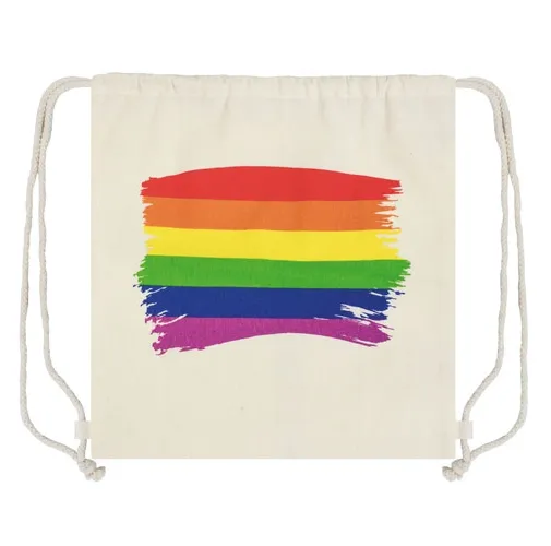 s/c MOCHILA DE ALGODÓN RAINBOW