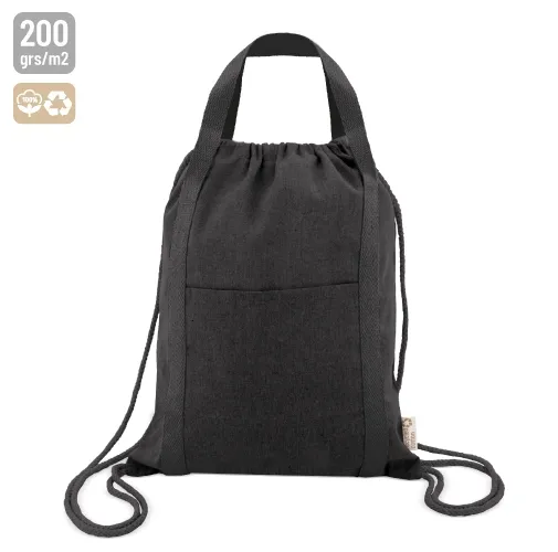 BOLSA MOCHILA DE ALGODÓN RECICLADO YALA