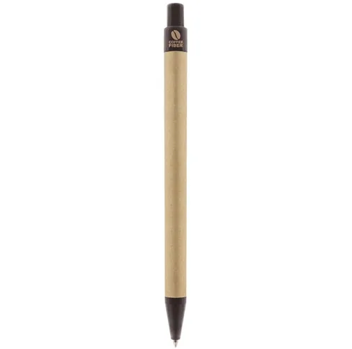 BOLÍGRAFO CARTÓN RECICLADO Y FIBRA CAFÉ VALDÉS