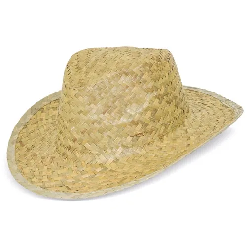 SOMBRERO PAJA VERDE CINTA INTERIOR 