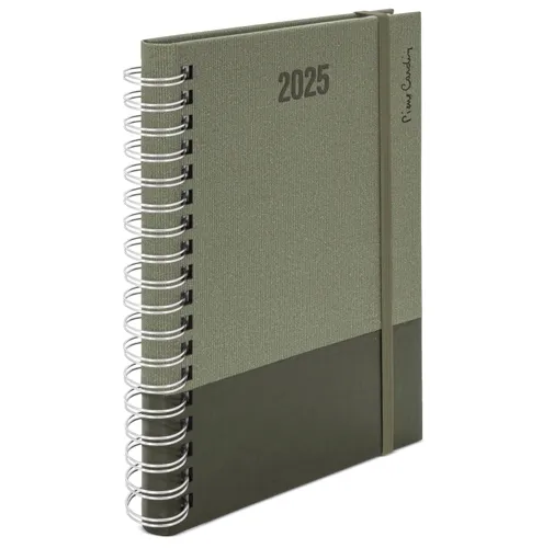 verde AGENDA ANILLA P.CARDIN AMBERES DÍA/PÁGINA