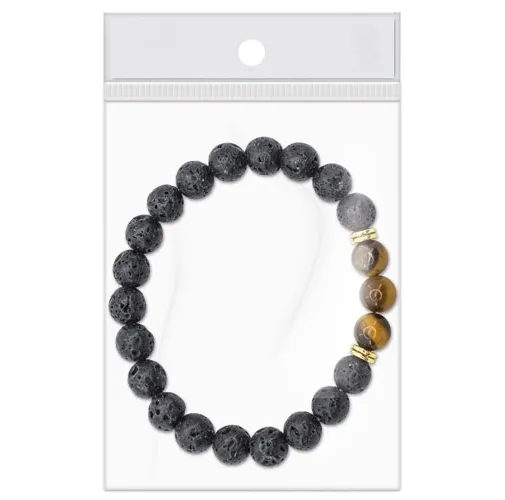 s/c PULSERA PIEDRA VOLCÁNICA ÁVALON