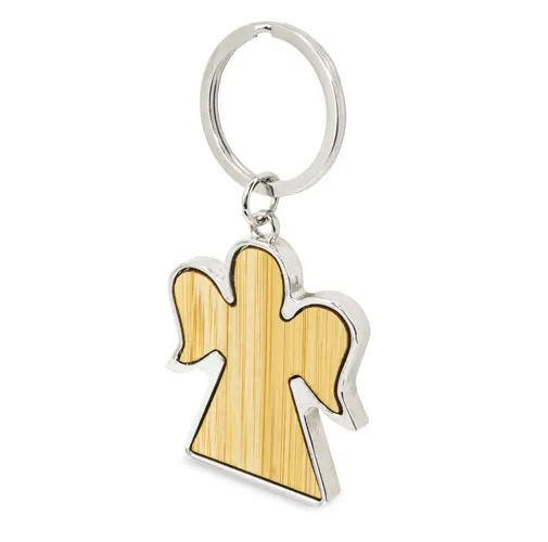 LLAVERO DE BAMBÚ ANGELICAL