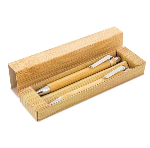 SET DE BOLÍGRAFO Y LÁPIZ INFINITO BAMBÚ ELASTIC INFINITE