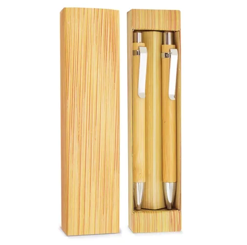 SET DE BOLÍGRAFO Y LÁPIZ INFINITO BAMBÚ ELASTIC INFINITE