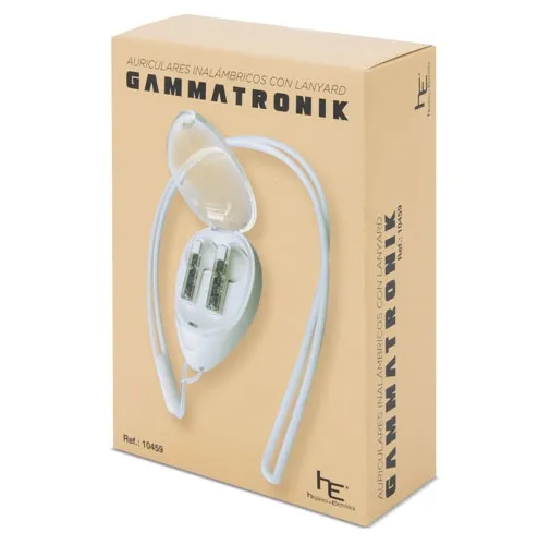 AURICULAR INALÁMBRICO CON LANYARD GAMMATRONIK