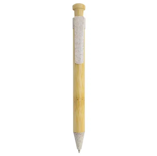 BOLIGRAFO DE BAMBÚ Y FIBRA DE TRIGO KOBAX