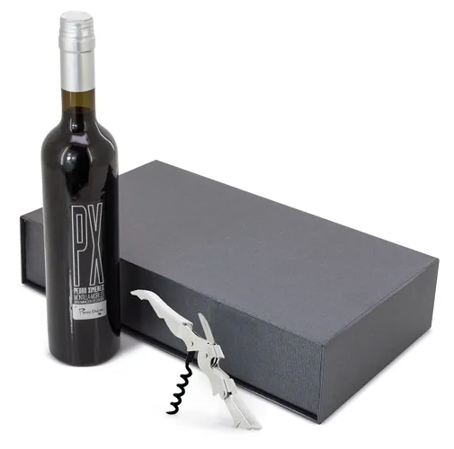ESTUCHE VINO PX CON ABRIDOR SACACORCHOS
