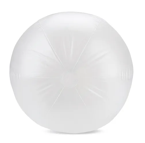BALON DE PLAYA BLANCO TRANSLUCIDO 