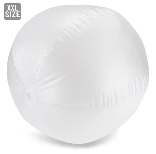 BALON DE PLAYA BLANCO TRANSLUCIDO 