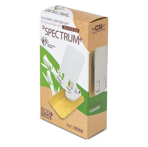 SUJETA MÓVIL GIRATORIO BAMBÚ-FIBRA TRIGO SPECTRUM