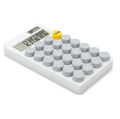 blanco CALCULADORA MECÁNICA TEKAL