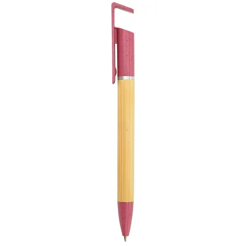 rojo BOLIGRAFO BAMBÚ-FIBRA DE TRIGO NATURIX