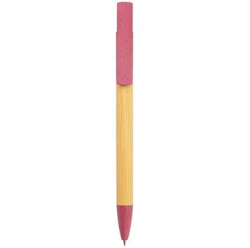 rojo BOLIGRAFO BAMBÚ-FIBRA DE TRIGO NATURIX