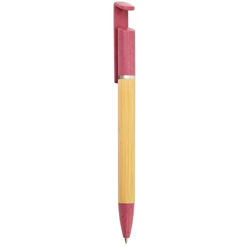 rojo BOLIGRAFO BAMBÚ-FIBRA DE TRIGO NATURIX