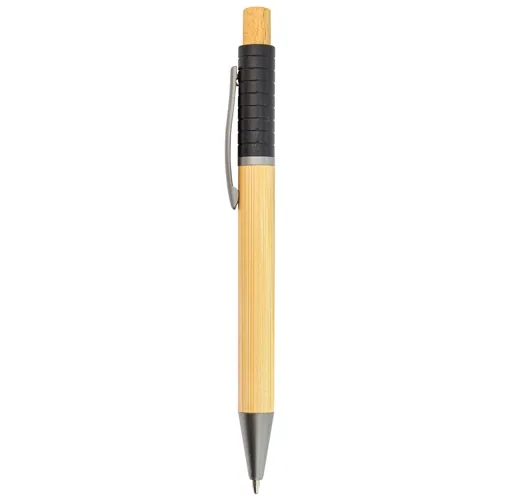 BOLIGAFO BAMBÚ, FIBRA DE TRIGO Y METAL ZERES