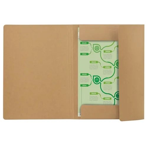 CARPETA RECICLADA CON GOMAS ACADEMY