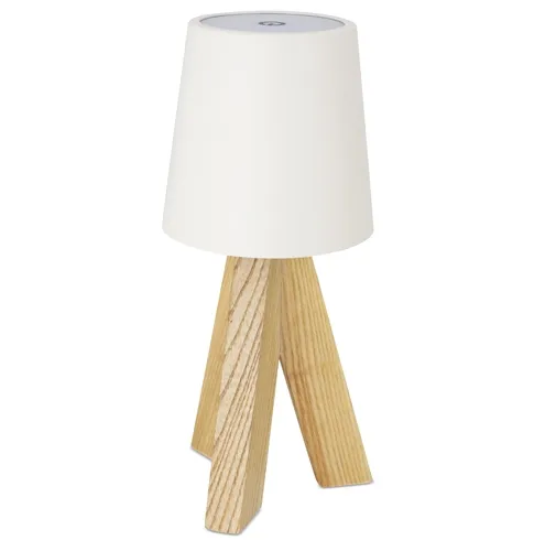 LÁMPARA MADERA NATURAL 