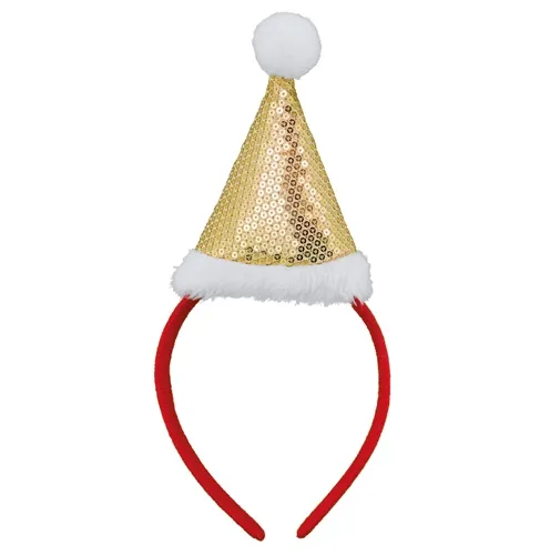 DIADEMA CON GORRO NAVIDEÑO 