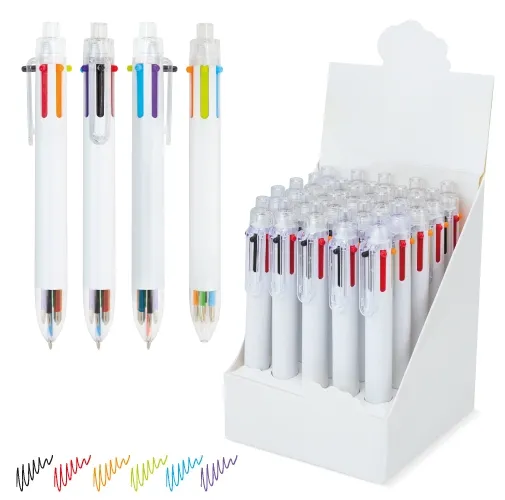 SET DE BOLIGRAFO 6 COLORES