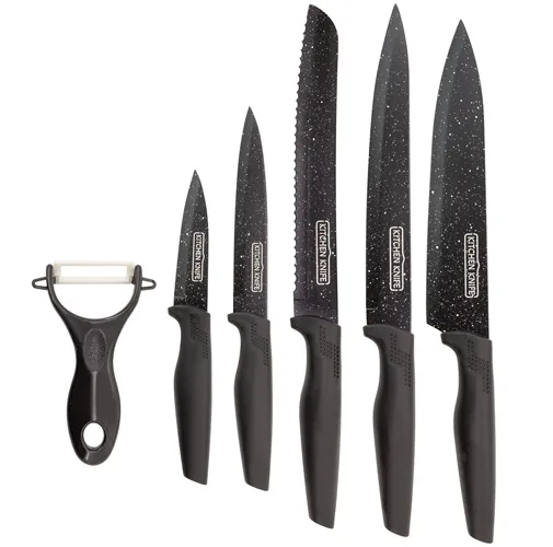 JUEGO DE CUCHILLOS 6 PCS TITÁN