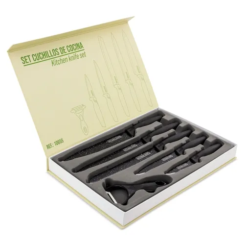 JUEGO DE CUCHILLOS 6 PCS TITÁN