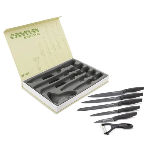 JUEGO DE CUCHILLOS 6 PCS TITÁN