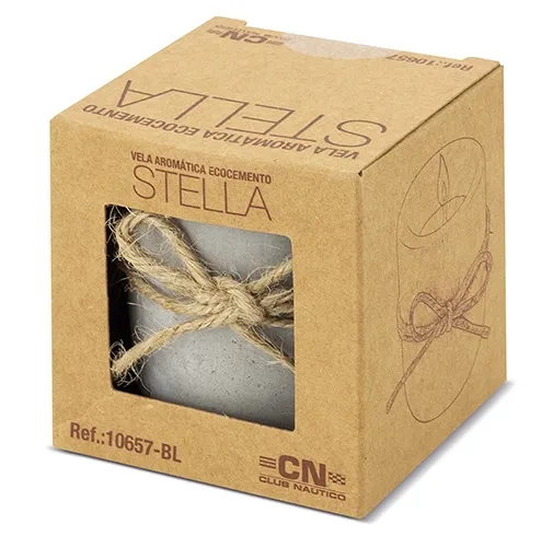 VELA AROMÁTICA ECOCEMENTO STELLA